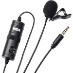 BOYA BY-M1 Omnidirectional Lavalier Microphone Black