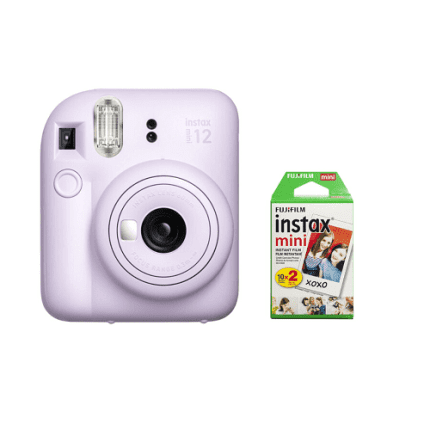 FUJIFILM INSTAX MINI 12 and INSTANT FILM 10X2 SHEETS