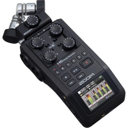 Zoom H6 All Black 6-Input 6-Track Portable Handy Recorder