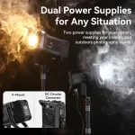 Ulanzi VL-200Bi 200W V-Mount Video Light - Image 6