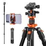 K&F Aluminum Tripod for DSLR K254A1+BH-28L QU