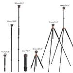 K&F Aluminum Tripod for DSLR K254A1+BH-28L QU - Image 6