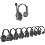 Synco X-Talk X9 Wireless Intercom System with 9 Single-Ear Headsets (2.4 GHz) - Image 4