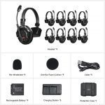 Synco X-Talk X9 Wireless Intercom System with 9 Single-Ear Headsets (2.4 GHz) - Image 7