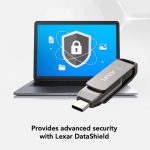 Lexar 256GB JumpDrive Dual Drive D400 USB 3.2 Gen 1 USB-C / USB-A - Image 3